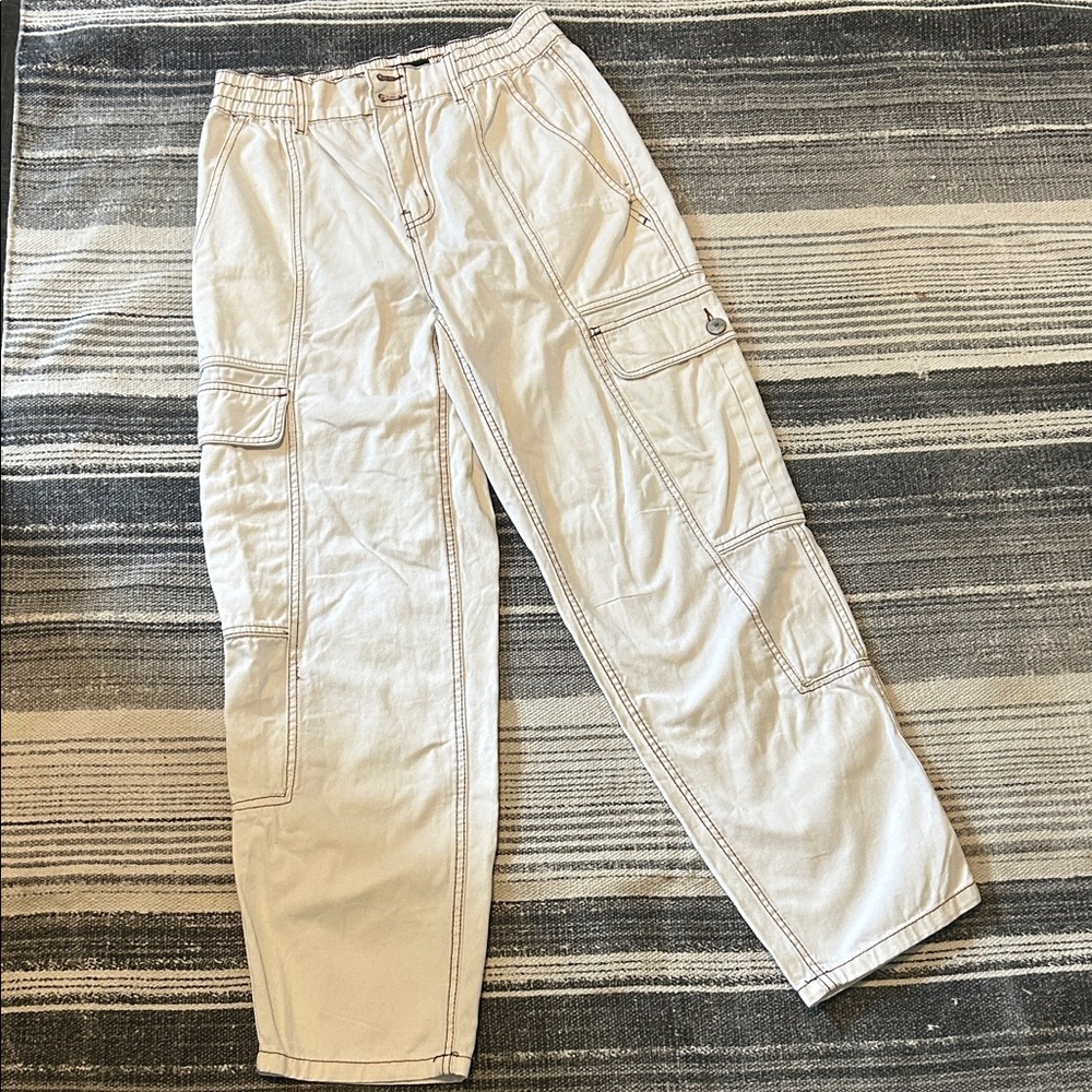 Blue Notes Casual Cargo Pants White